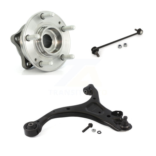 Bearing Lower Control Arm & Link Front Left Kit For Hyundai Santa Fe Kia Sorento