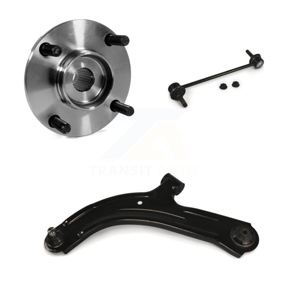 Bearing Lower Control Arm Ball Joint & Link Front Left Kit For Nissan Versa Cube