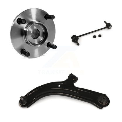 Bearing Lower Control Arm Ball Joint & Link Front Left Kit For Nissan Versa Cube