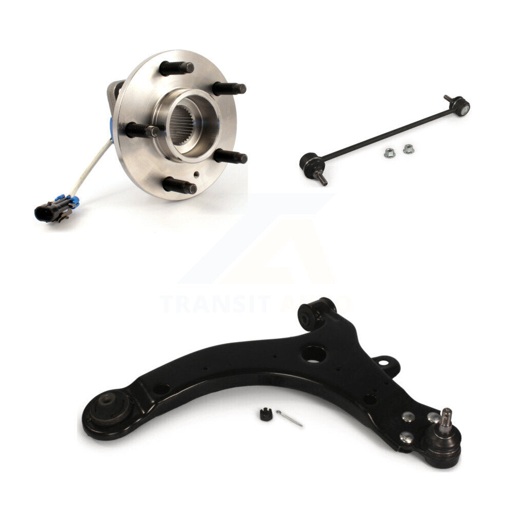 Hub Bearing Lower Control Arm & Link Front Left Kit For Pontiac Grand Prix Buick