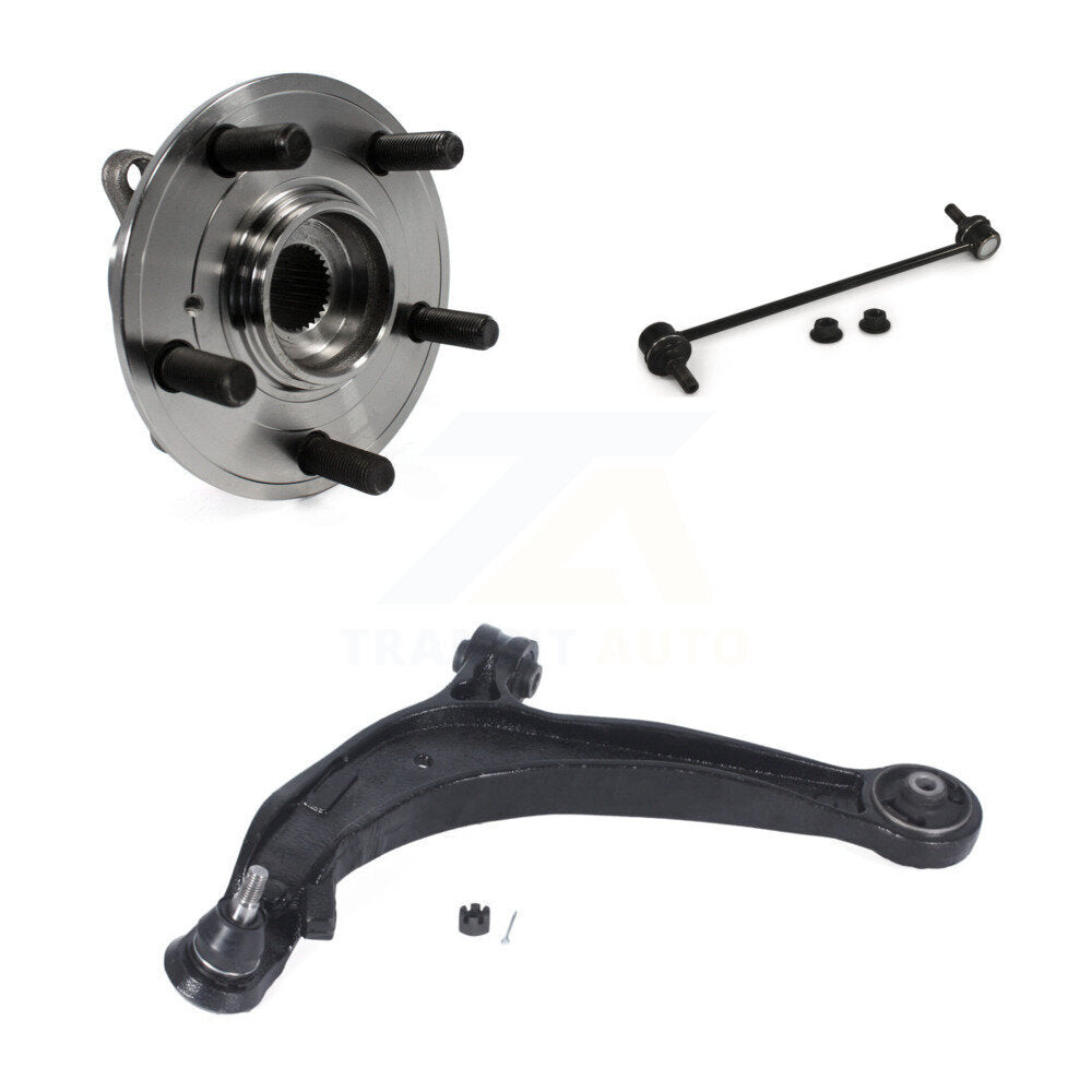 Hub Bearing Lower Control Arm & Link Front Left Kit For 2011-2017 Honda Odyssey
