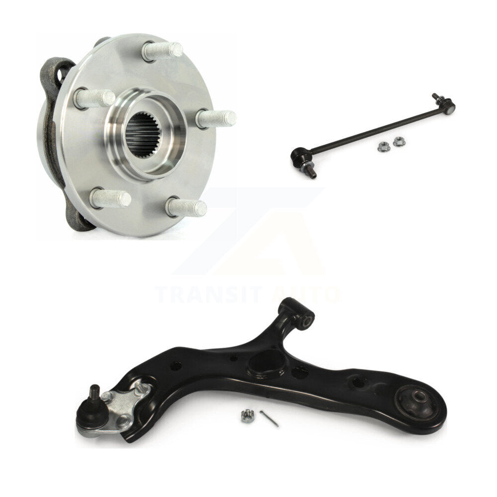 Bearing Lower Control Arm with Ball Joint & Link Front Left Kit For Toyota RAV4