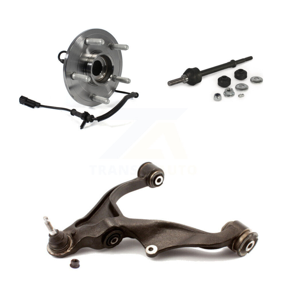 Bearing Lower Control Arm with BJ & Link Front Left Kit For Ram 1500 Classic 4WD