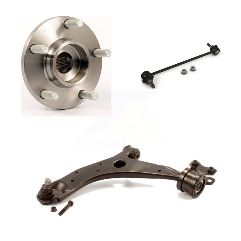 Hub Bearing Lower Control Arm with Ball Joint & Link Front Left Kit For Mazda 3
