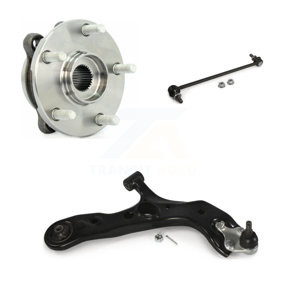 Bearing Lower Control Arm with Ball Joint & Link Front Right Kit For Toyota RAV4