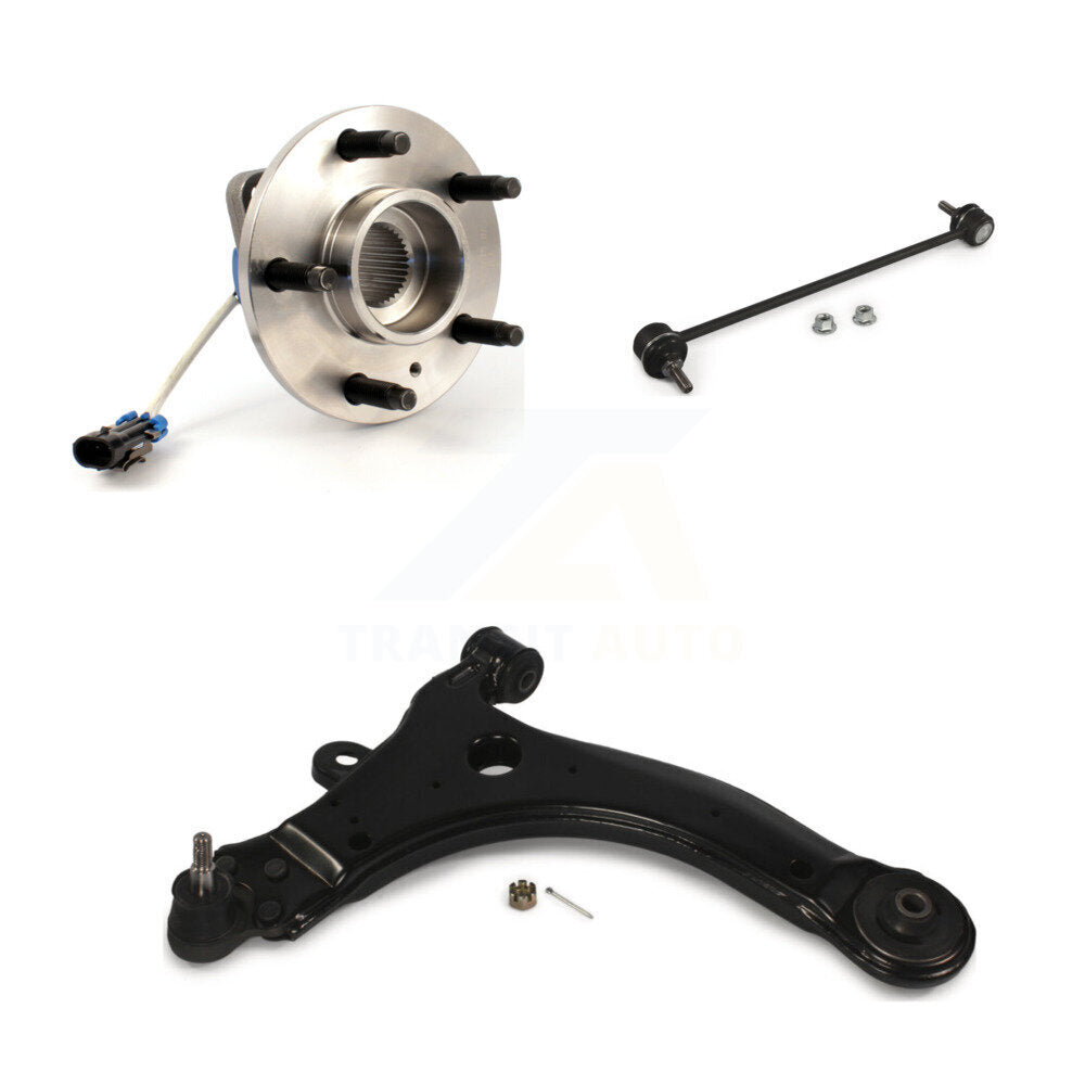 Hub Bearing Lower Control Arm Link Front Right Kit For Pontiac Grand Prix Buick