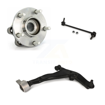 Hub Bearing Lower Control Arm & Link Front Right Kit For 2003-2007 Nissan Murano