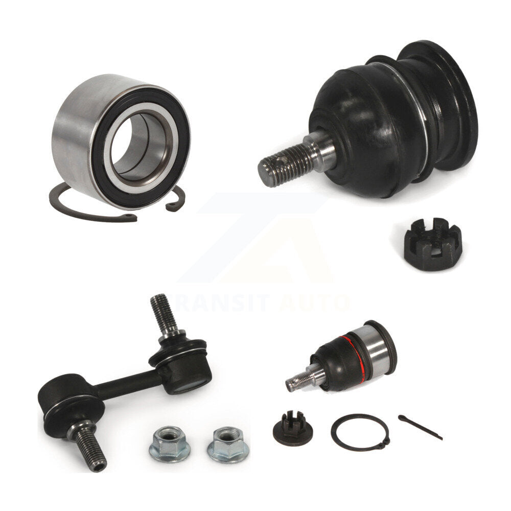 Wheel Bearing Upper Lower Ball Joint Link Front Left Kit For 2004-2006 Acura TL