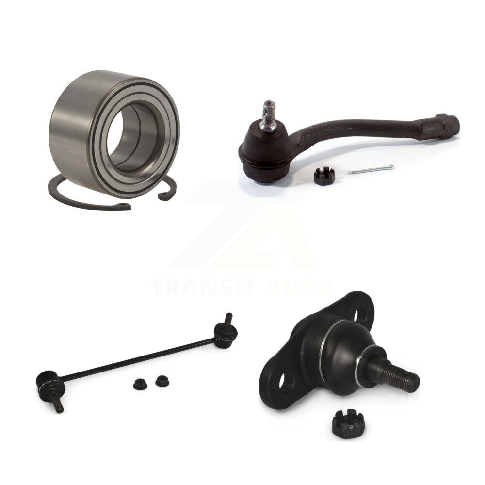 Bearing Lower Ball Joint Outer Tie Rod End Link Front Left Kit For Kia Rio Rio5