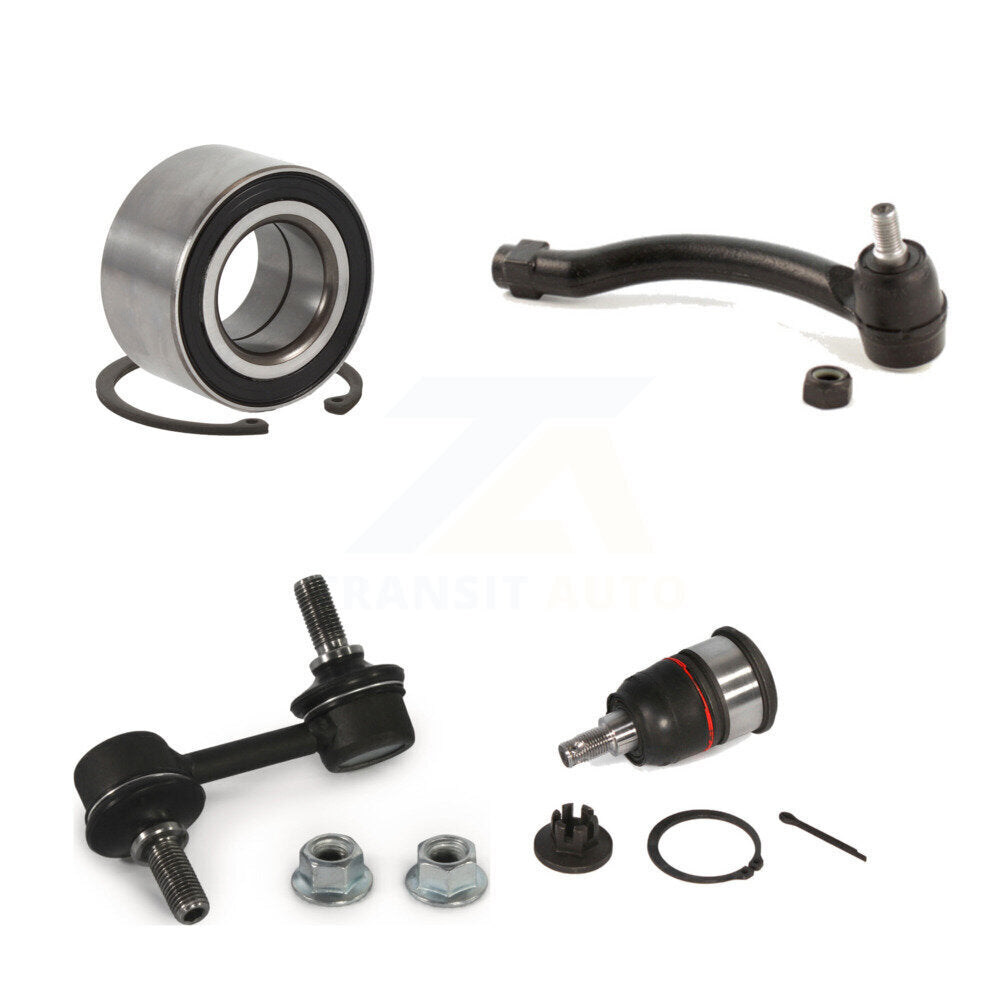 Bearing Lower Ball Joint Outer Tie Rod & Link Front Left Kit For 04-06 Acura TL