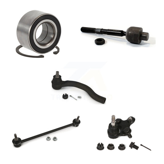 Bearing Lower Ball Joint Tie Rod Link Front Left Kit (5Pc) For Honda Civic Acura