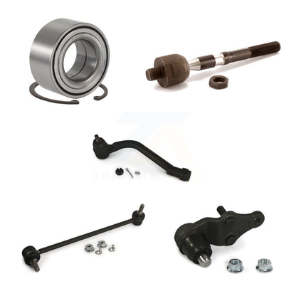 Wheel Bearing Lower Ball Joint Tie Rod Link Front Left Kit (5Pc) For Kia Optima