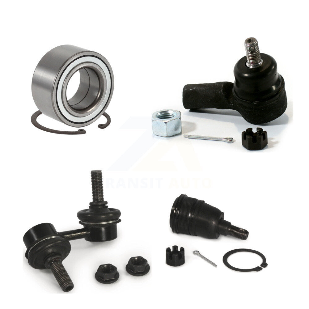 Wheel Bearing Lower Ball Joint Outer Tie Rod Link Front Left Kit For Honda CR-V