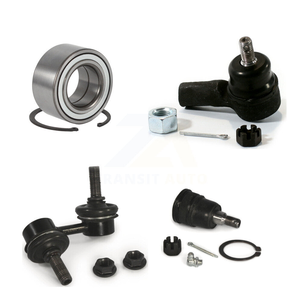 Wheel Bearing Lower Ball Joint Outer Tie Rod Link Front Left Kit For Honda Civic