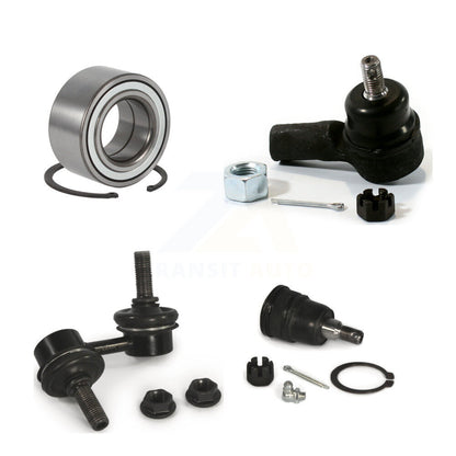 Wheel Bearing Lower Ball Joint Outer Tie Rod Link Front Left Kit For Honda Civic
