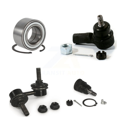 Wheel Bearing Lower Ball Joint Outer Tie Rod Link Front Left Kit For Honda Civic