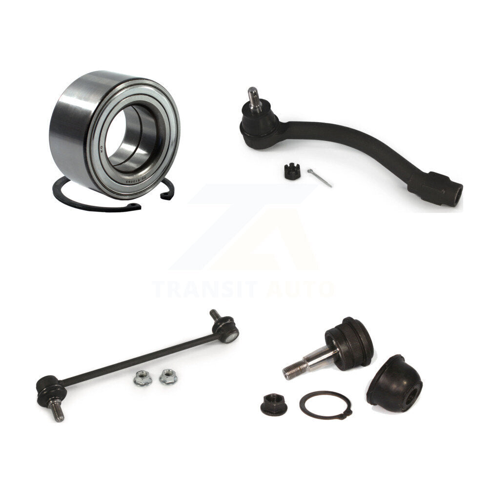Bearing Lower Ball Joint Outer Tie Rod & Link Front Left Kit For Hyundai Elantra