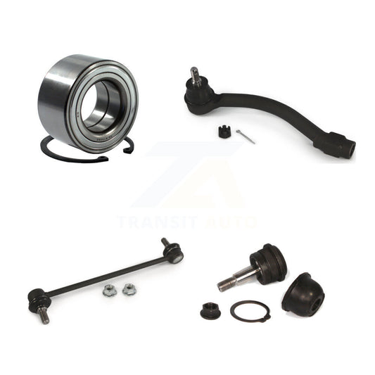 Bearing Lower Ball Joint Outer Tie Rod & Link Front Left Kit For Hyundai Elantra