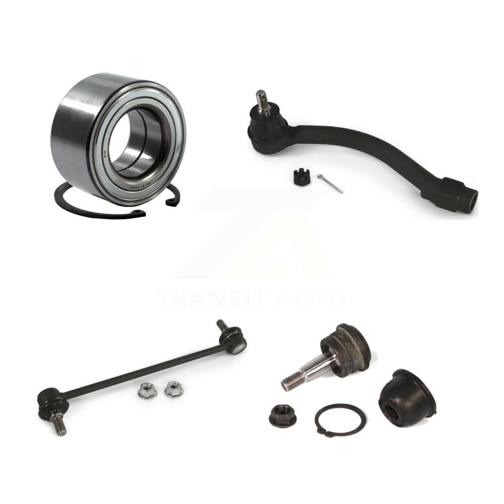 Bearing Lower Ball Joint Outer Tie Rod & Link Front Left Kit For Hyundai Elantra