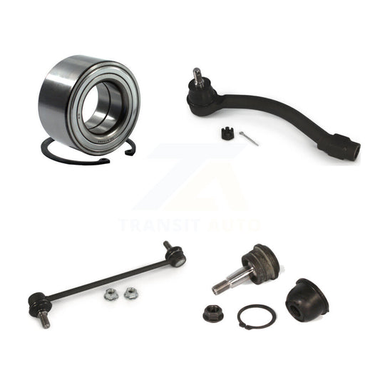 Bearing Lower Ball Joint Outer Tie Rod & Link Front Left Kit For Hyundai Elantra