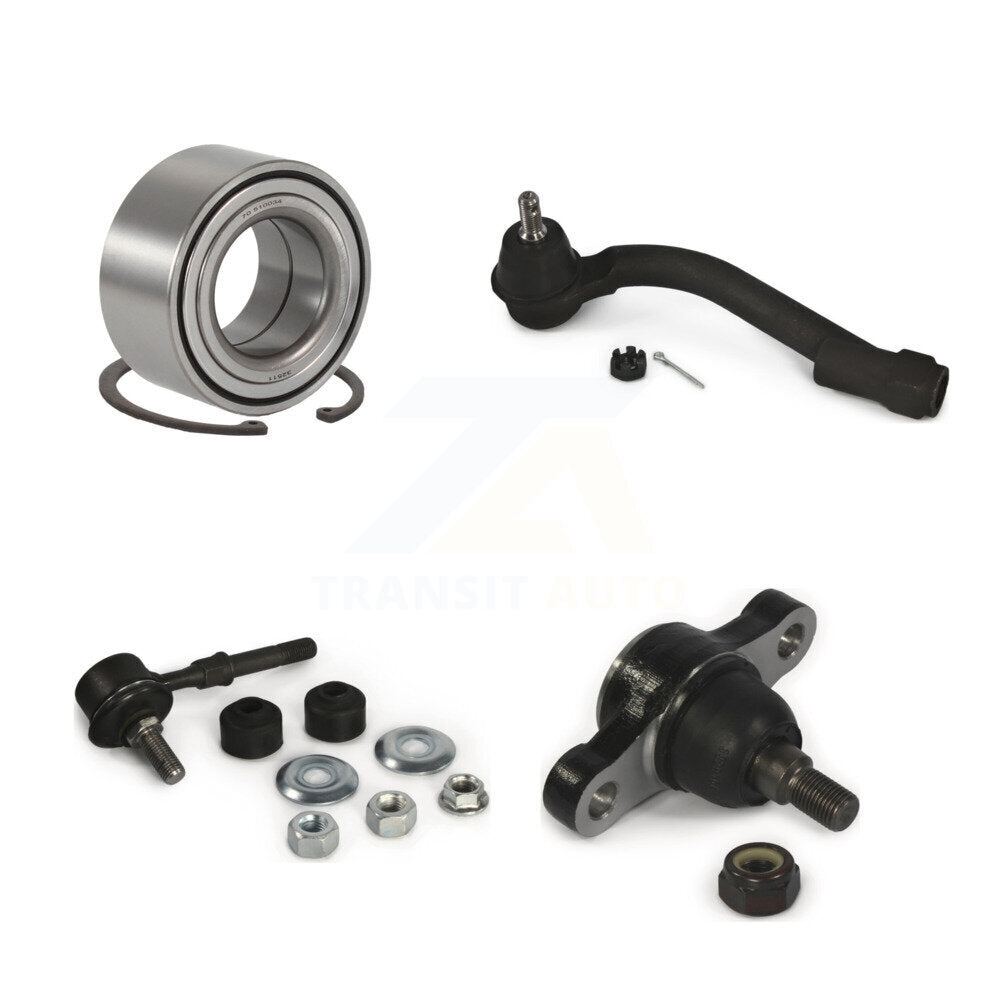 Wheel Bearing Lower Ball Joint Outer Tie Rod Link Front Left Kit For Kia Optima