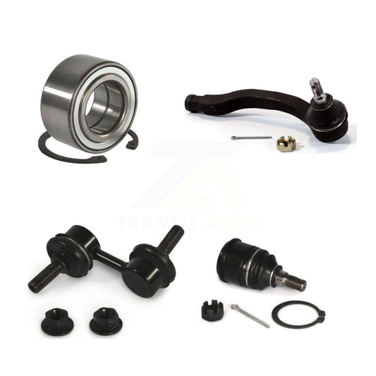 Bearing Lower Ball Joint Outer Tie Rod & Link Front Left Kit For Honda Civic Si