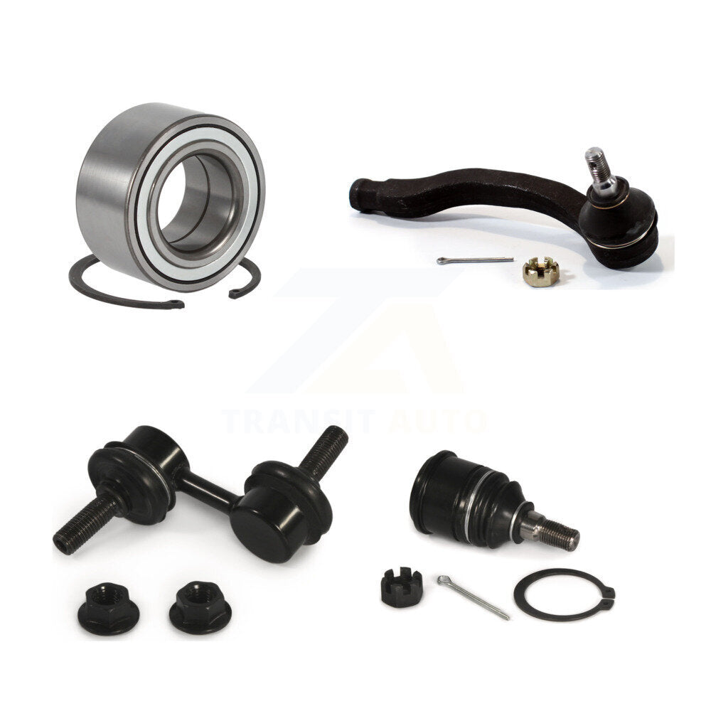 Bearing Lower Ball Joint Outer Tie Rod Link Front Left Kit For 97-01 Honda CR-V