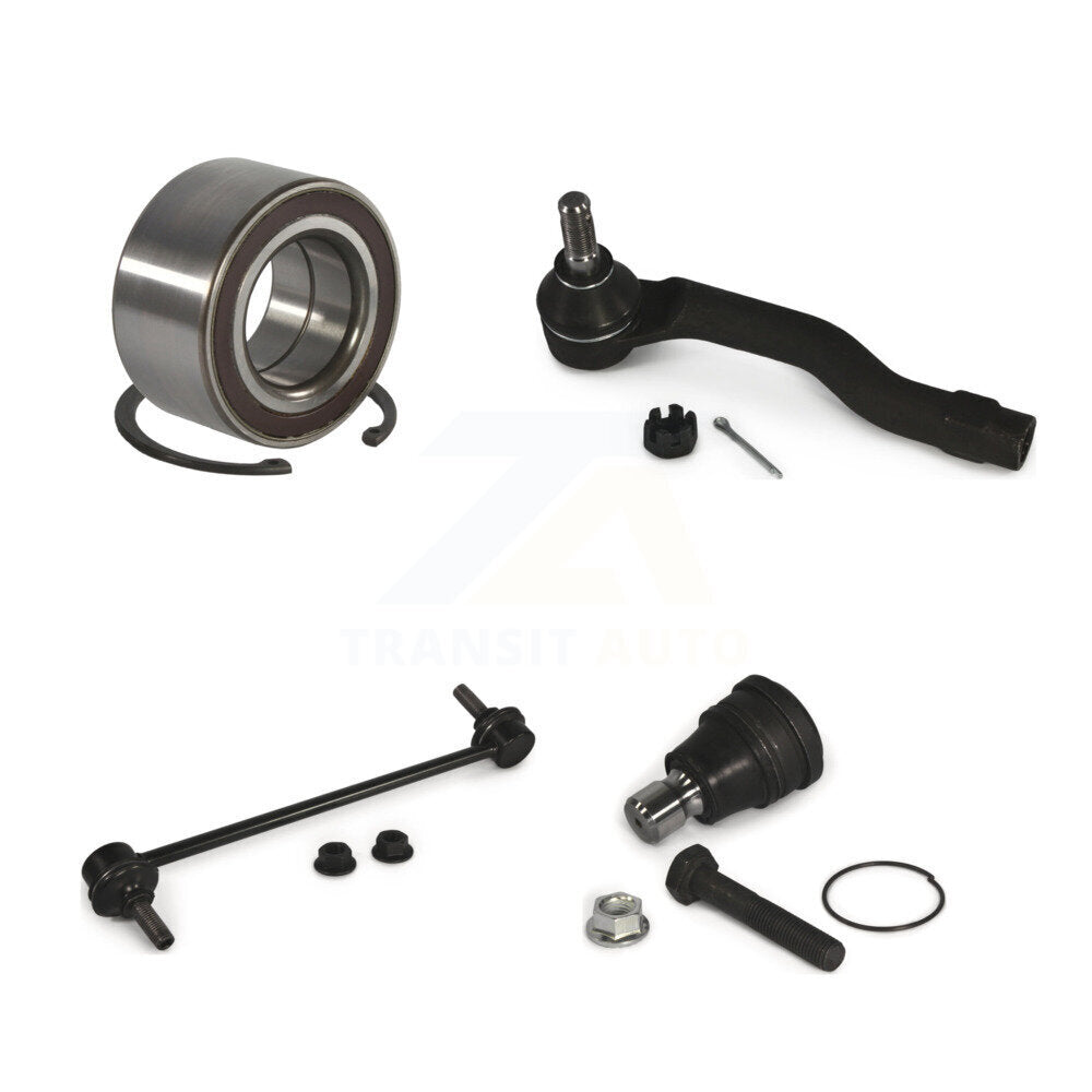 Bearing Lower Ball Joint Outer Tie Rod Link Front Left Kit For 2011-2014 Mazda 2