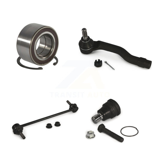 Bearing Lower Ball Joint Outer Tie Rod Link Front Left Kit For 2011-2014 Mazda 2
