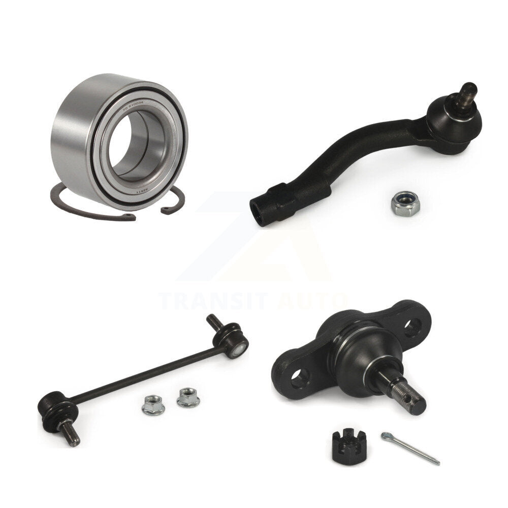 Bearing Lower Ball Joint Outer Tie Rod & Link Front Left Kit For Hyundai Tucson
