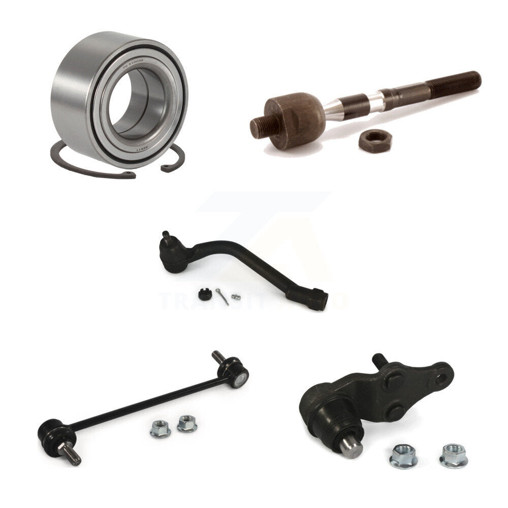 Bearing Lower Ball Joint Tie Rod Link Front Left Kit (5Pc) For Kia Optima Sonata