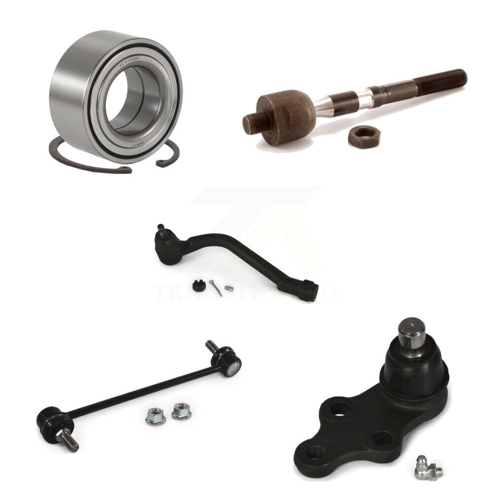 Bearing Lower Ball Joint Tie Rod & Link Front Left Kit (5Pc) For Hyundai Sonata