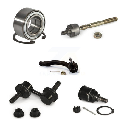 Bearing Lower Ball Joint Tie Rod & Link Front Left Kit (5Pc) For Honda Civic Si