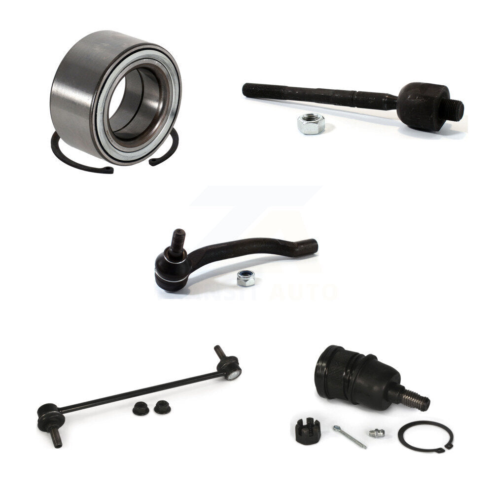 Bearing Lower Ball Joint Tie Rod Link Front Left Kit (5Pc) For Honda Pilot Acura