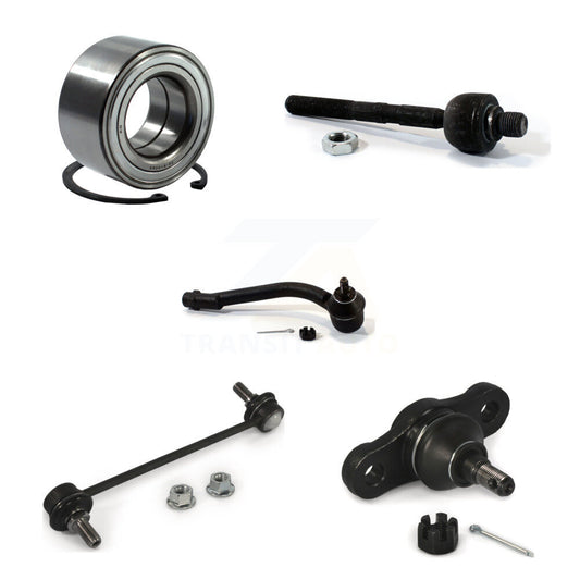 Bearing Lower Ball Joint Tie Rod Link Front Right Kit (5Pc) For Hyundai Elantra