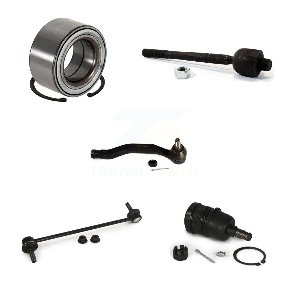 Bearing Lower Ball Joint Tie Rod Link Front Right Kit (5Pc) For Honda Pilot MDX