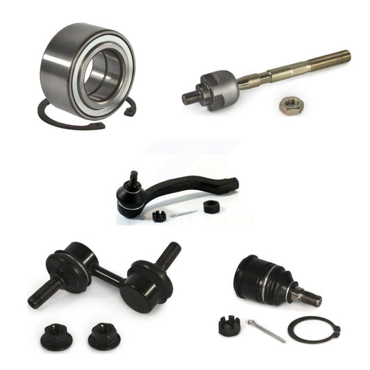 Bearing Lower Ball Joint Tie Rod & Link Front Right Kit (5Pc) For Honda Civic Si