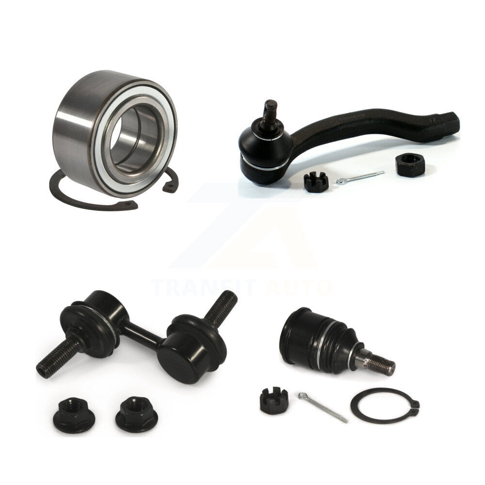 Bearing Lower Ball Joint Outer Tie Rod & Link Front Right Kit For Honda Civic Si