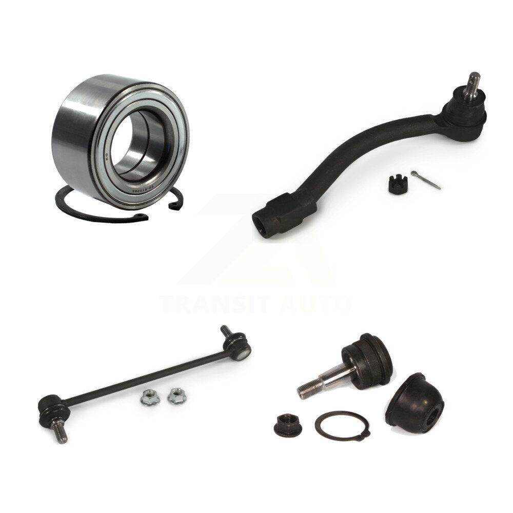 Bearing Lower Ball Joint Outer Tie Rod Link Front Right Kit For Hyundai Elantra
