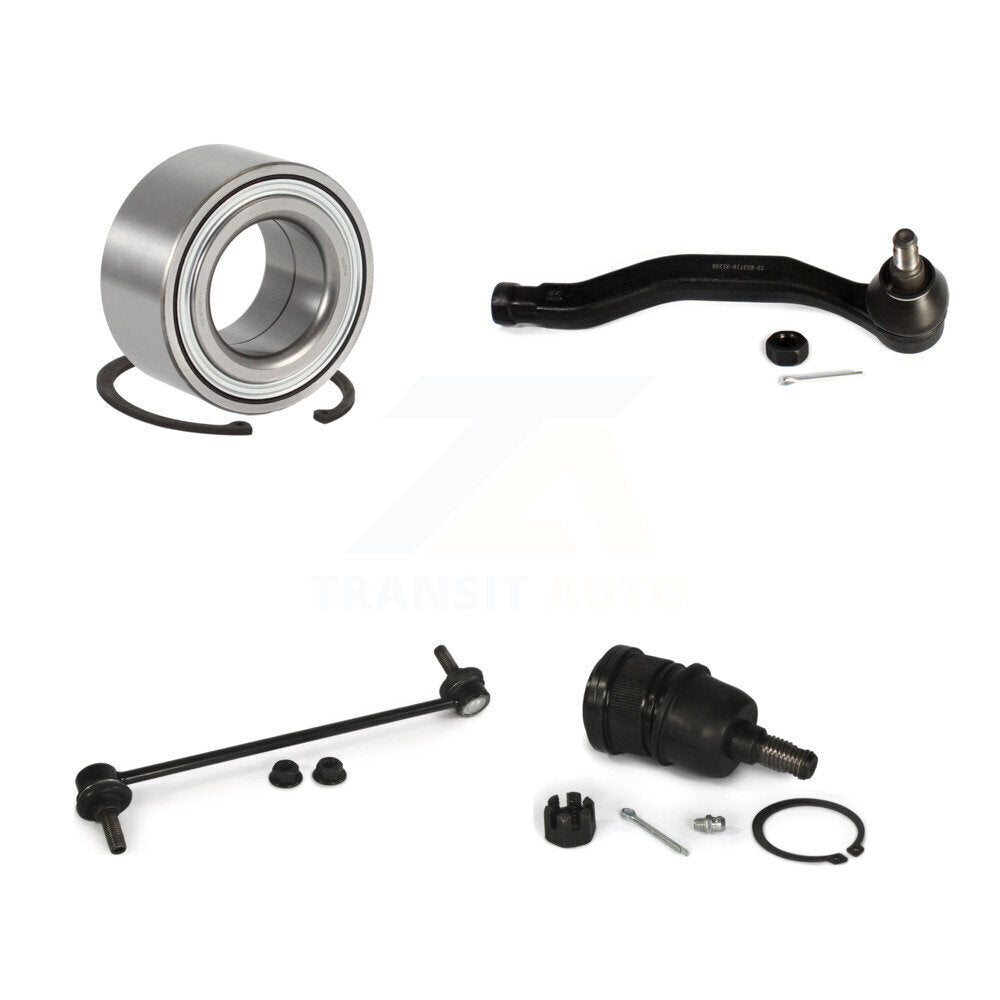 Bearing Lower Ball Joint Outer Tie Rod Link Front Right Kit For Honda Pilot MDX
