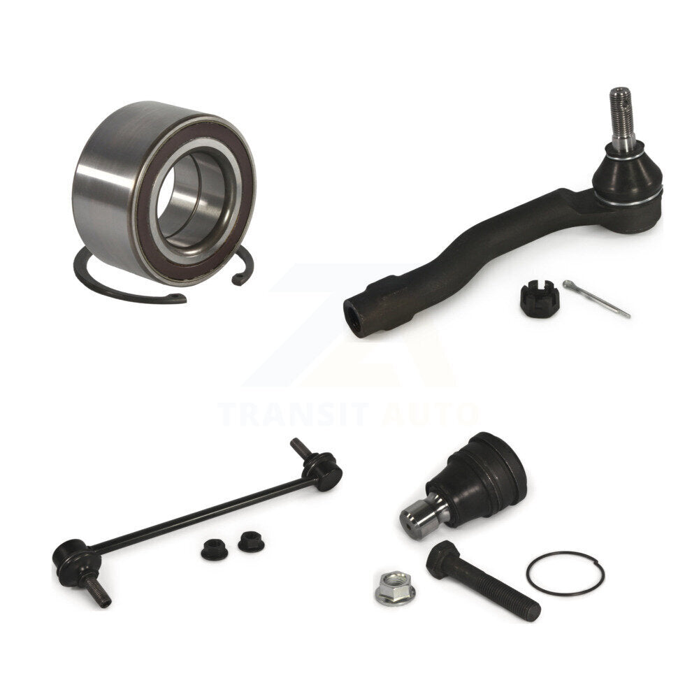 Bearing Lower Ball Joint Outer Tie Rod & Link Front Right Kit For 11-14 Mazda 2