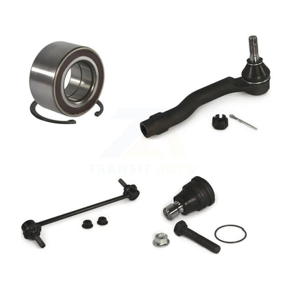 Bearing Lower Ball Joint Outer Tie Rod & Link Front Right Kit For 11-14 Mazda 2