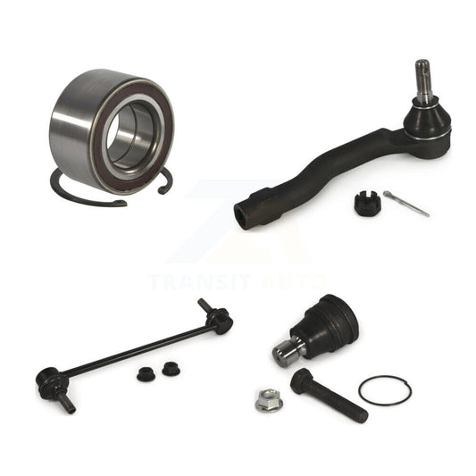 Bearing Lower Ball Joint Outer Tie Rod & Link Front Right Kit For 11-14 Mazda 2