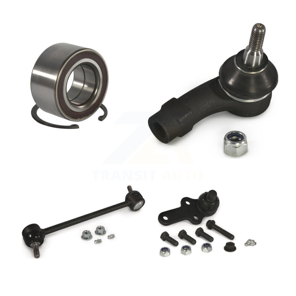 Wheel Bearing Lower Ball Joint Outer Tie Rod Link Front Right Kit For Ford Focus