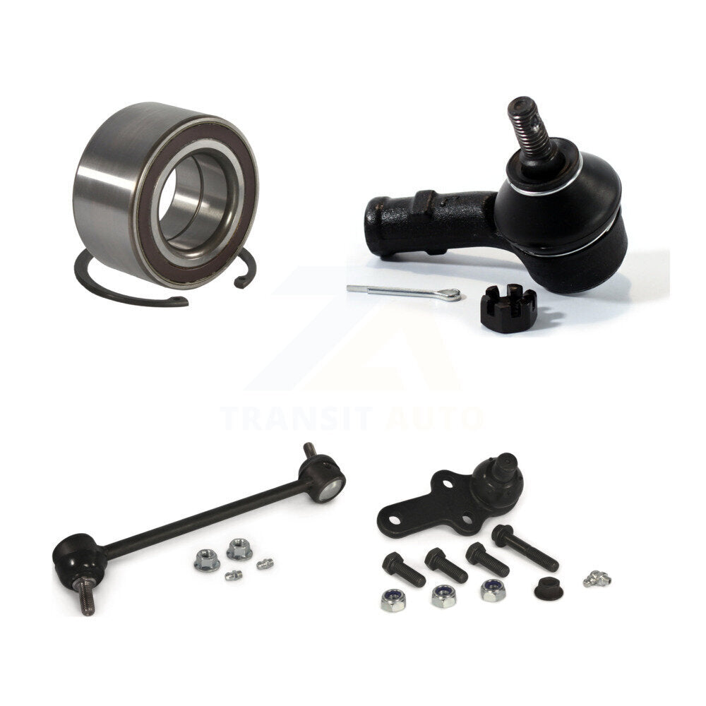 Wheel Bearing Lower Ball Joint Outer Tie Rod Link Front Right Kit For Ford Focus