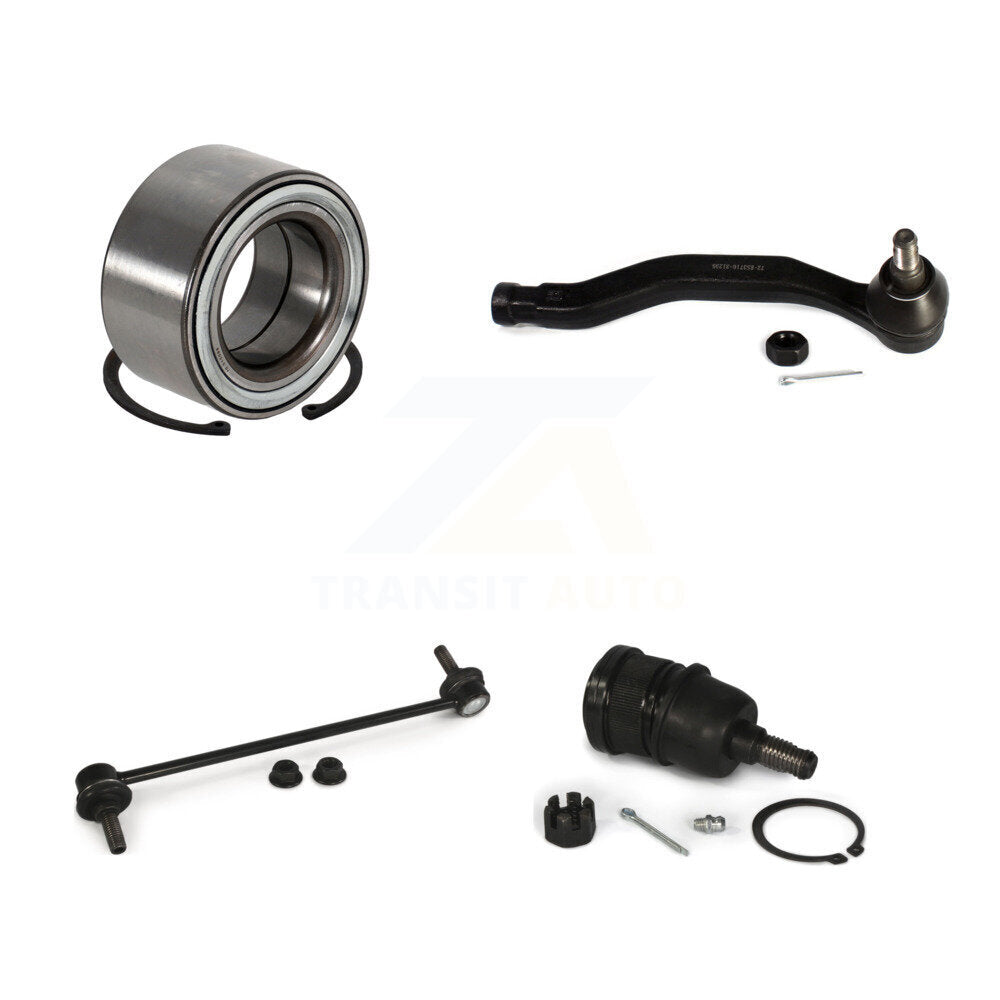 Bearing Lower Ball Joint Outer Tie Rod Link Front Right Kit For Honda Pilot MDX