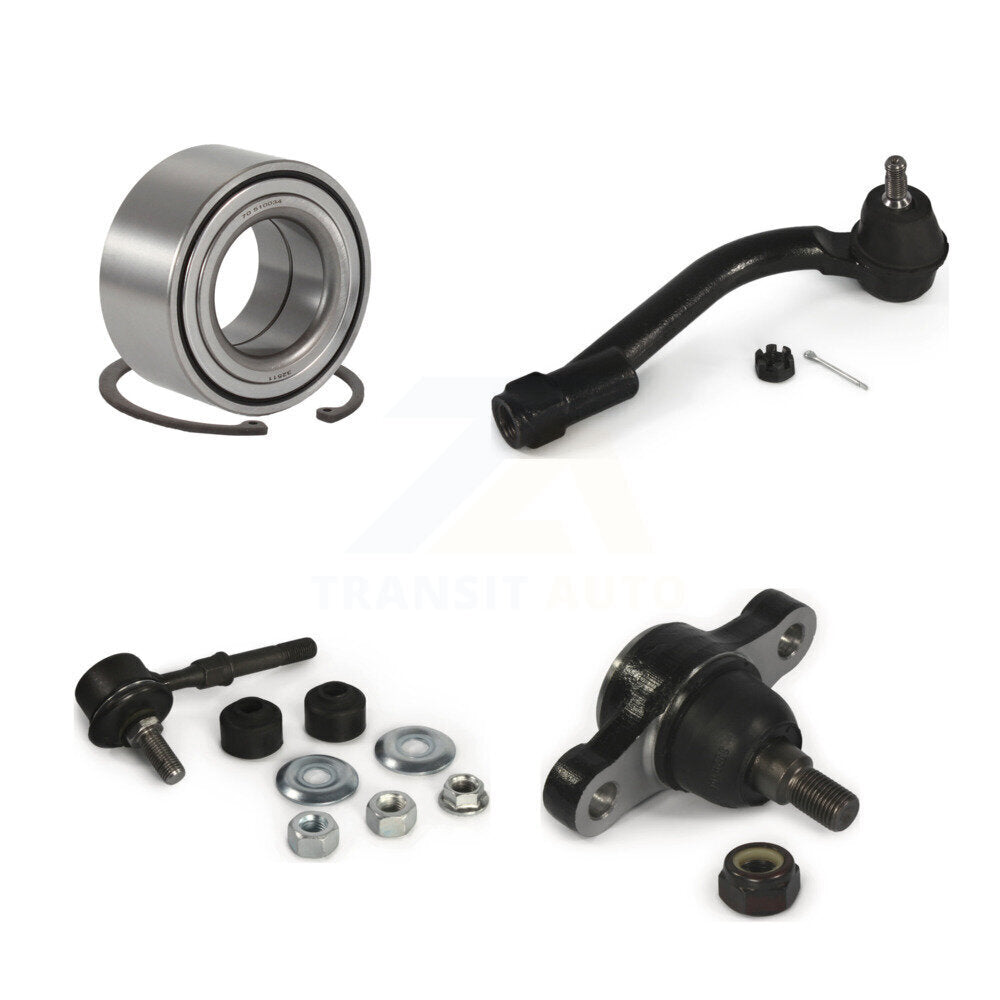 Wheel Bearing Lower Ball Joint Outer Tie Rod Link Front Right Kit For Kia Optima