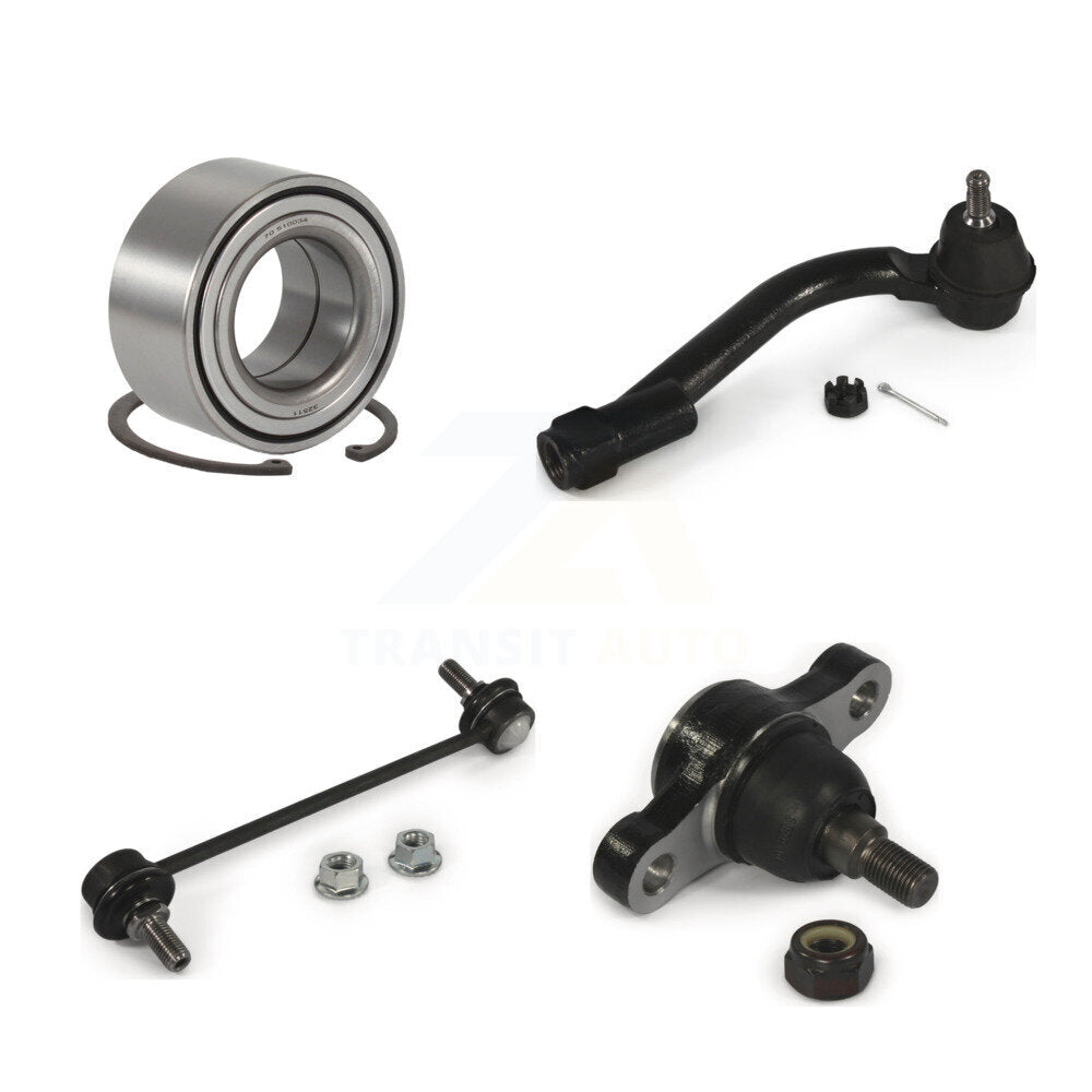 Wheel Bearing Lower Ball Joint Outer Tie Rod Link Front Right Kit For Kia Optima
