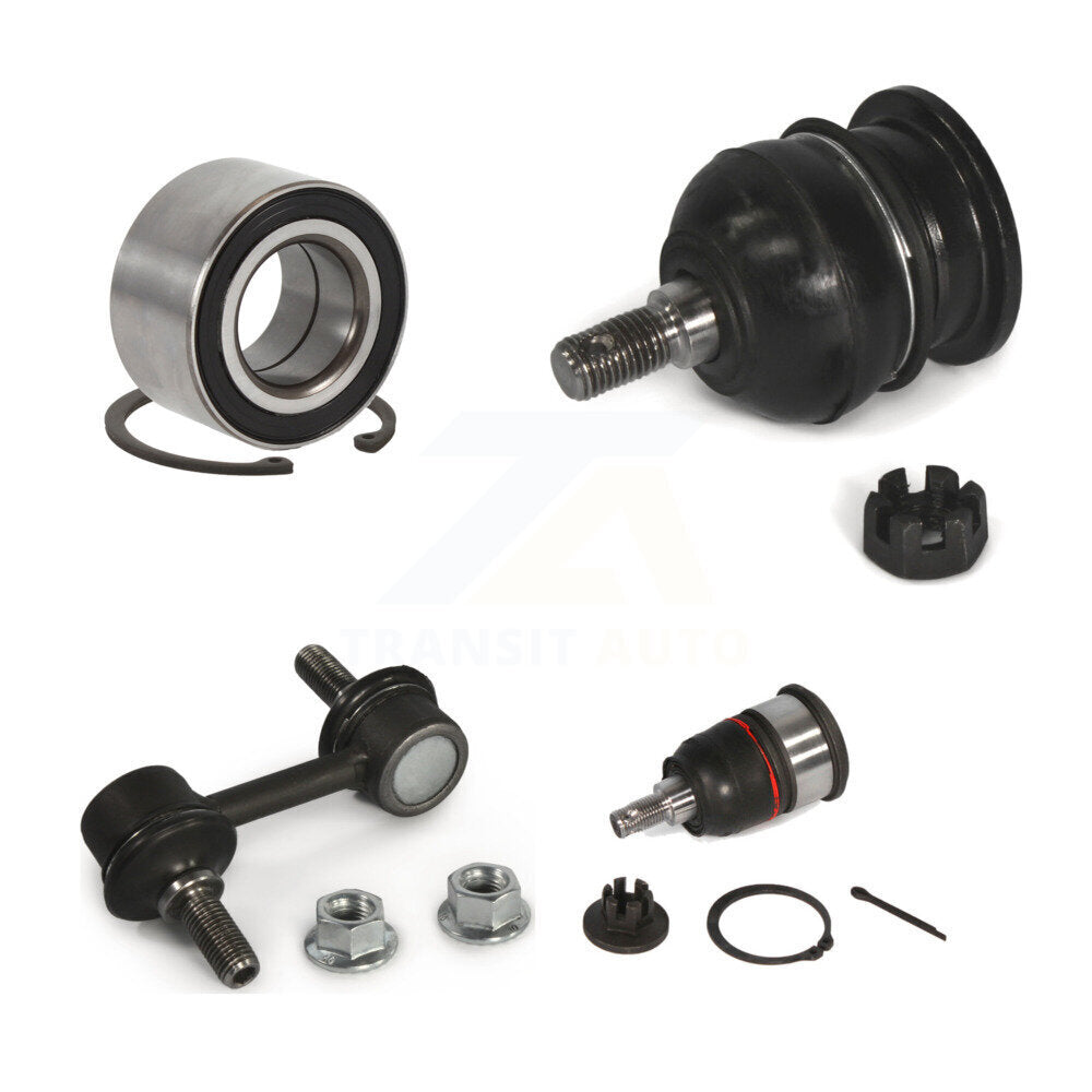 Wheel Bearing Upper Lower Ball Joint Link Front Right Kit For 2004-2006 Acura TL