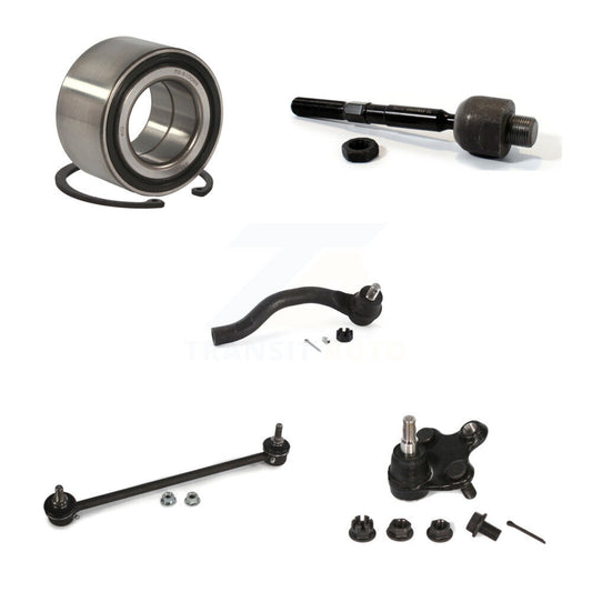 Bearing Lower Ball Joint Tie Rod Link Front Right Kit (5Pc) For Honda Civic ILX